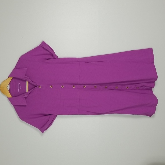 Soft Surroundings Filipa Shirtdress Fuchsia Size Small - Picture 3 of 16